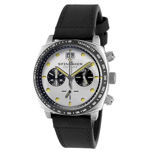 [スピニカー] 腕時計 ハルクロノグラフ SP-5068-07 メンズ ブラック [並行輸入品]